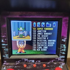 Retro Mini Arcade Machine ARCTIC WOLF Handheld 156 Classic VideoGames W-Battery
