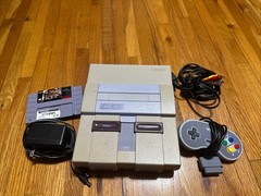 Original Super Nintendo Entertainment System Console SNES Video Game Bundle