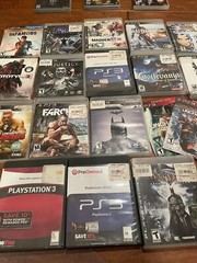 Sony PlayStation 3 250GB Console CECH-4001b + 2 Controllers, 21 Games, TV Remote