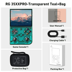 RG 35XXPRO 64 Bit Handheld Game Players 3.5” IPS Screen Linux System Video Game