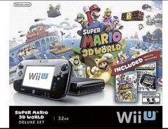 Nintendo Wii U 32 GB Super Mario 3D World Deluxe Set – Black “NEW”