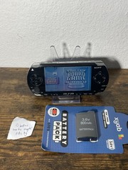 Sony PSP-1000 PlayStation Portable Handheld System Black Wi-Fi TESTED WORKS READ