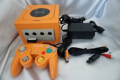 Nintendo GameCube Console Orange DOL-001 NTSC-J Tested Works