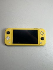 Nintendo Switch Lite Yellow Handheld Console (FOR PARTS/NOT WORKING) Blue Screen
