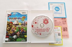 Nintendo Wii Game Console in BOX + Remote + Mario Party 8 game + Wii Speak SET