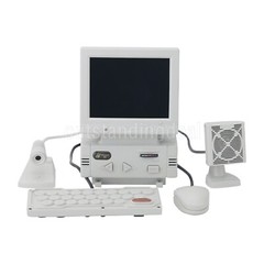 DIY Retro Mini Computer-design Game Console Support AV Input w/ 8G Memory Card/