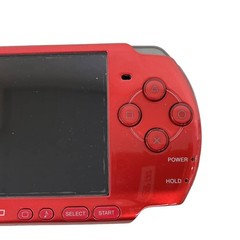 Sony PSP-3000 Radiant Red Handheld Console Tested Working No Battery AC Adapter