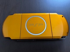 SONY PSP 3000 Bright Yellow Console & USB charging cable – Tested [Good]