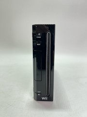 Nintendo Wii RVL-001 Black Console Motion Plus w/ Controllers Nunchuks Cords EUC