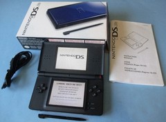 Nintendo DS Lite System – Cobalt Blue Black – In Box – CLEAN!