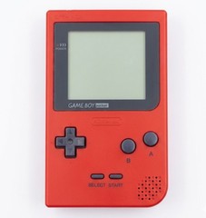 Nintendo GameBoy Pocket Red Handheld Console MGB-001 WORKING TESTED