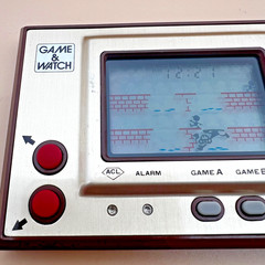 Vintage 1981 Nintendo Game & Watch Manhole MH-06 Gold Series Tested Working MIJ