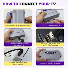 16Bit Retro Video Game Console 4K TV Hdmi-Compatible Game System Plug and Play 8