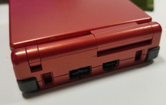 Nintendo GBA SP Gameboy AGS-001 Flame Red w/ Charger, Game, Case – Works Tested