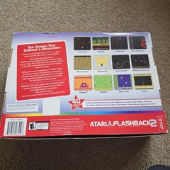 Atari Flashback 7 Classic Console 101 Built-In Games w/ 2 Joysticks Tested