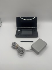 Nintendo 3DS Handheld Game System – Cosmo Black W/ Charger Stylus Tested