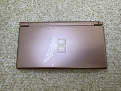 Nintendo DS Lite USG-001 Metallic Rose W/Charger, Stylus & 7 Games Tested/Works