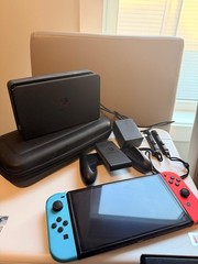 Nintendo Switch OLED Model HEG-001 Handheld Console – 64GB – Black/Neon Red/Neon