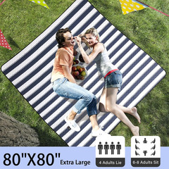 Outdoor Picnic Blanket Extra Large, 80”X80” Waterproof Picnic Mat Foldable Campi