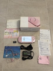 Sony PSP 3000 Console, Blossom Pink Near Mint Complete In Box