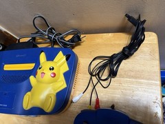Vintage 1990s Nintendo 64 Pikachu Edition With One Controller * Works!*