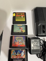 Original Sega Genesis 1601 16-Bit Console Bundle 2 Controllers 13 Games -Works
