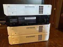 Lot of 4 Nintendo Wii Consoles For Parts/Repair (AS IS)All Power On. 2 Read Disc