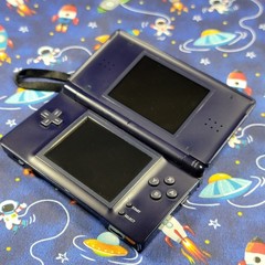Nintendo DS Lite Console with Charger – Cobalt/Black – GOOD CONDITION