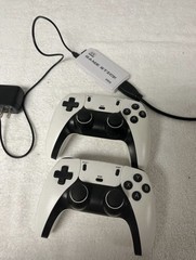 Game Stick Pro 4K HDMI Video Game Console Dongle w/ 2 Controllers Black/White