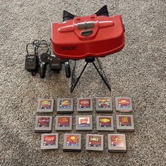 Virtual Boy Complete Set – Console/ALL 14 North American Games – TEST Working***