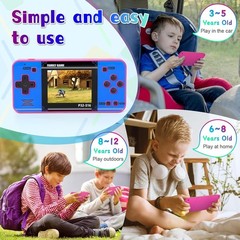 Handheld Game for Kids ，Built-in 220 32-bit Video Games, 3.0” IPS Screen, Rec…