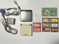 Nintendo Game Boy Advance SP Pokemon Bundle FireRed Ruby Zelda 2 Consoles