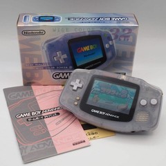 Nintendo Game Boy Advance AGB-001 Boxed Milky blue Tested GBA 2001 Handheld