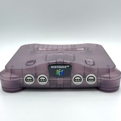 NEW Nintendo 64 N64 Limited Clear Atomic Purple Custom Console Only Funtastic