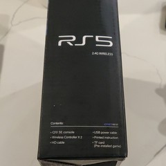 RS5 Game Console Dual Stick 2.4G 2 Wireless Controllers 20000+64GB 2 Joysticks