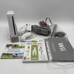 Nintendo Wii RVL-001(USA) Video Game Console Bundle Gamecube WII Sports – Tested