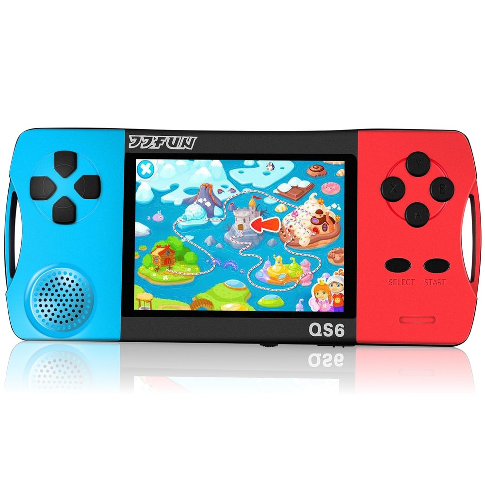 Handheld Game Console for 3.5″ IPS Large Screen Rechargeable,Preloaded 216 Vi…