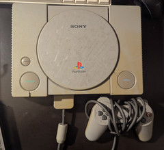 Sony PlayStation 1 Launch Edition Console Gray w/ FF VIII and controller