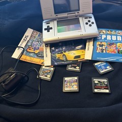 Titanium Nintendo Ds With 6 Games In Pictures And Charger