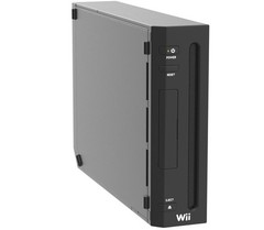 Nintendo Wii Black RVL-001 Console Only NO CORDS OR CONTROLLER Tested & Works!