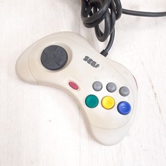 Sega Saturn Console White Bundle with 2 Controllers 5 Games Gundam V. Fighter