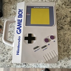 Nintendo Game Boy DMG-01 Clear Handheld Console Bundle w/ Case Manuals Cables