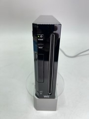 Nintendo Wii RVL-001 Black Console Motion Plus w/ Controllers Nunchuks Cords EUC