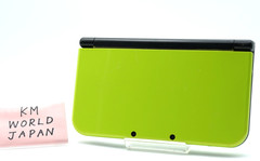 [Dual IPS] New Nintendo 3DS LL XL Lime Black Region free Console #002