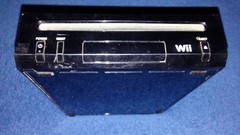 Nintendo Wii Black Console & Pink Wii Motion Plus controller TESTED WORKS GREAT