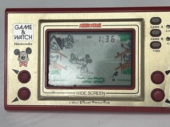 *USED* Nintendo Game & Watch Mickey Mouse Egg MC-25 Disney Handheld 1981