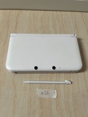 Nintendo 3DS LL XL console White with Charger/Stylus Japanese Used Excellent e26