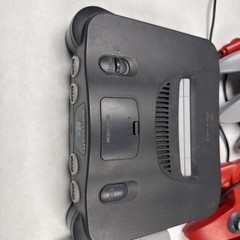 USED Nintendo 64 N64 Black console , Red And Gray controllers NUS-001 4 Games
