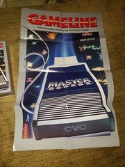 Ultra Rare Poster VINTAGE ATARI 2600 Gameline Modem America Online Mint new