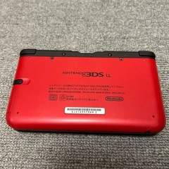 Nintendo 3DS LL Red x Black body with box 3DS body touch pen